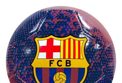 Icon Sports FC Barcelona Solarized Team Soccer Ball Solarized Blue, 5