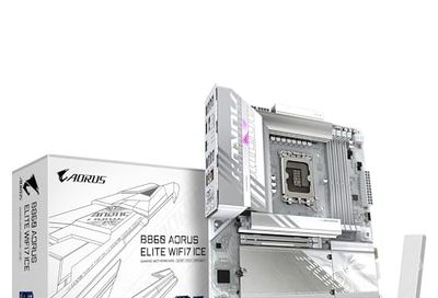 GIGABYTE B860 AORUS Elite WIFI7 ICE Intel Core Ultra (Series 2) LGA 1851 Motherboard, ATX, DDR5, 3X M.2, PCIe 5.0, USB-C, WIFI7, 2.5GbE LAN, EZ-Latch