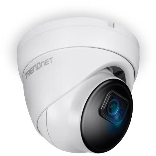 TRENDnet Indoor Outdoor 5MP H.265 PoE IR Fixed Turret Network Camera, IP66 Rated Housing, IR Night Vision up to 30m (98 ft.), Security Surveillance Camera, microSD Card Slot, White, TV-IP1515PI TRENDnet Indoor Outdoor 5MP H.265 PoE IR Fixed Turret Network Camera, IP66 Rated Housing, IR Night Vision up to 30m (98 ft.), Security Surveillance Camera, microSD Card Slot, White, TV-IP1515PI