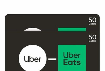 Costco: Uber/Uber Eats Gift Cards $50x2 for 79.99 Now Live Online
