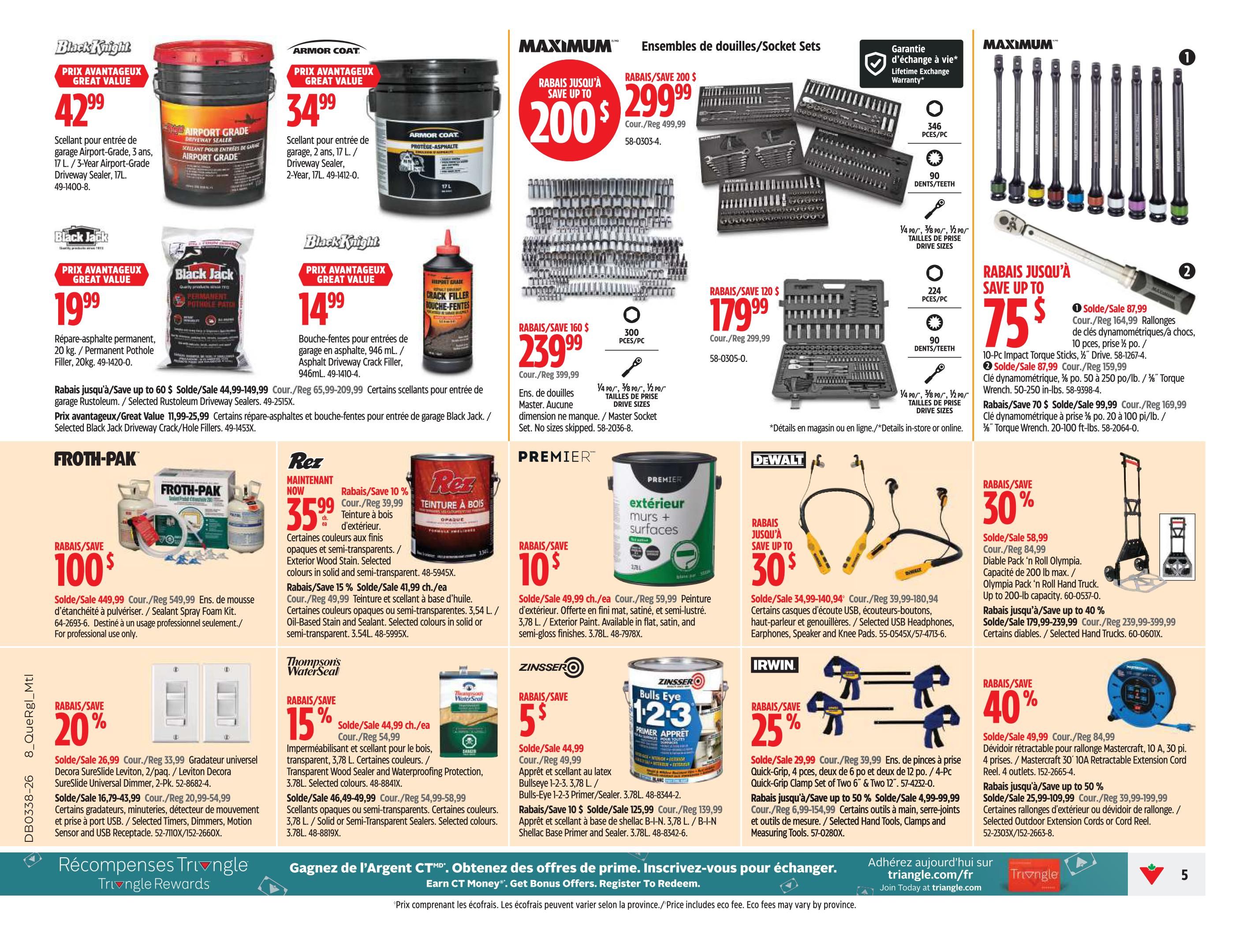 Canadian Tire (QC) Flyer September 17 to 24