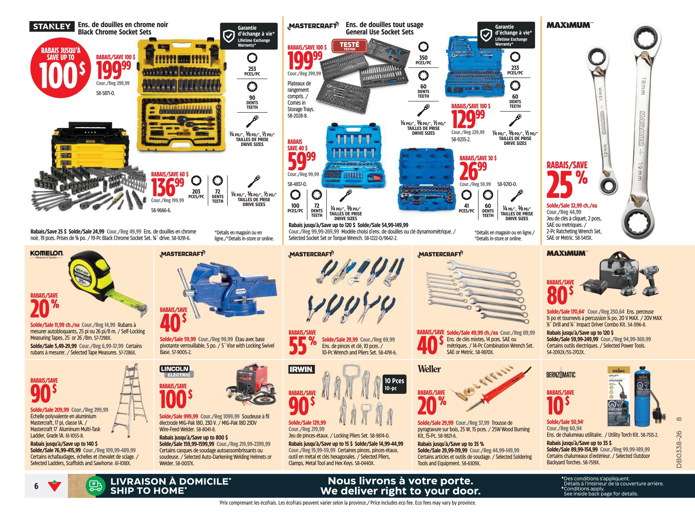 Canadian Tire (QC) Flyer September 17 to 24