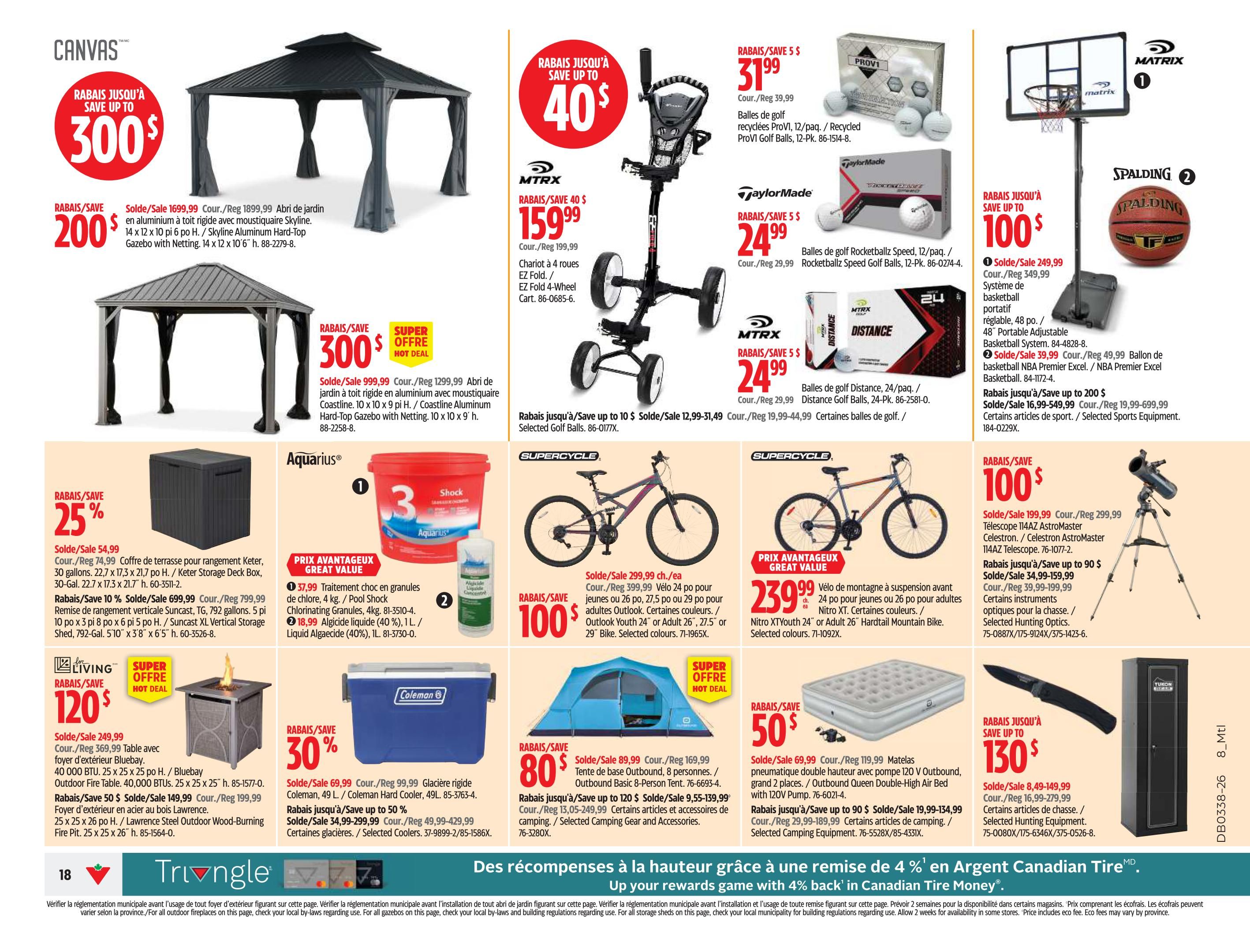 Canadian Tire (QC) Flyer September 17 to 24