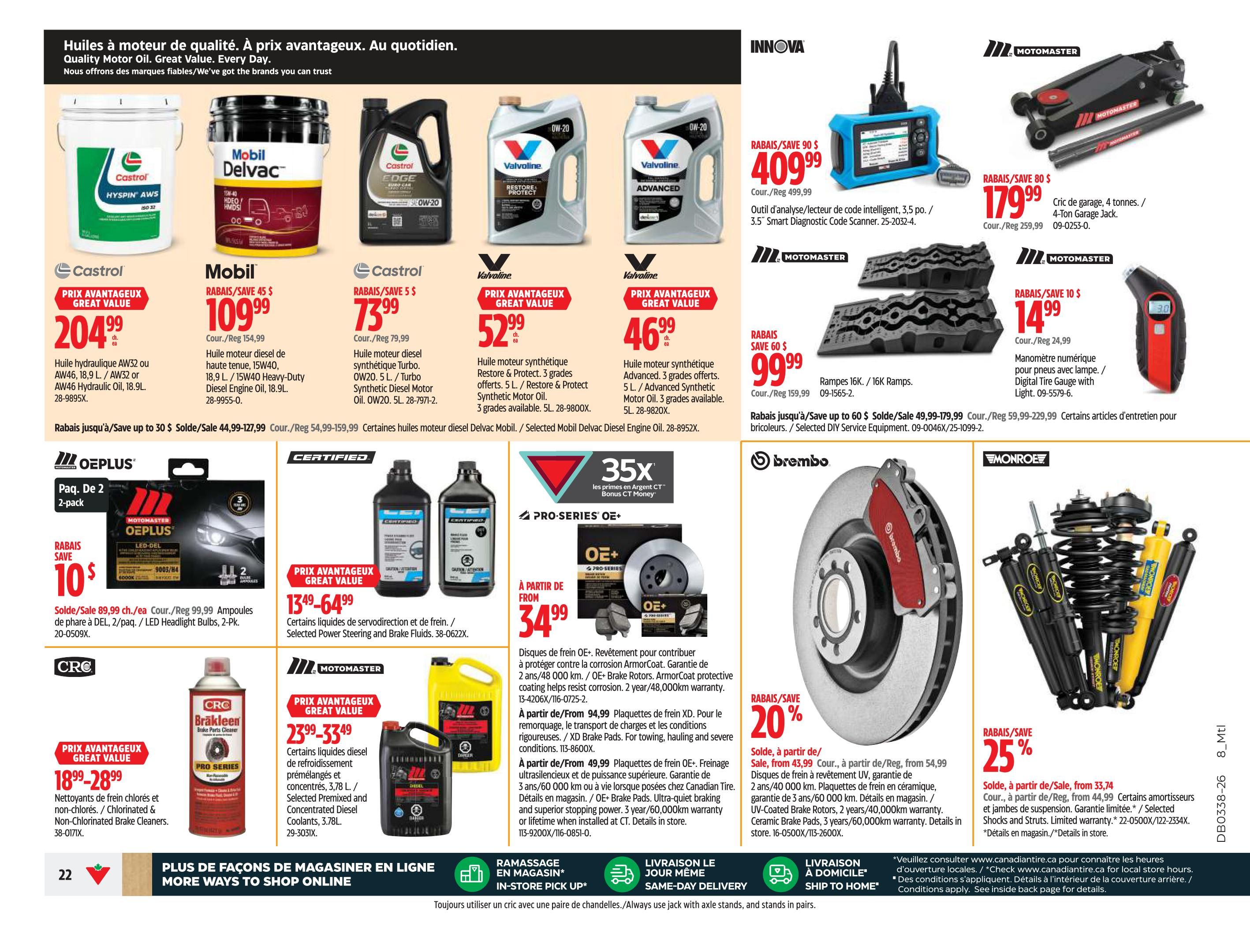 Canadian Tire (QC) Flyer September 17 to 24
