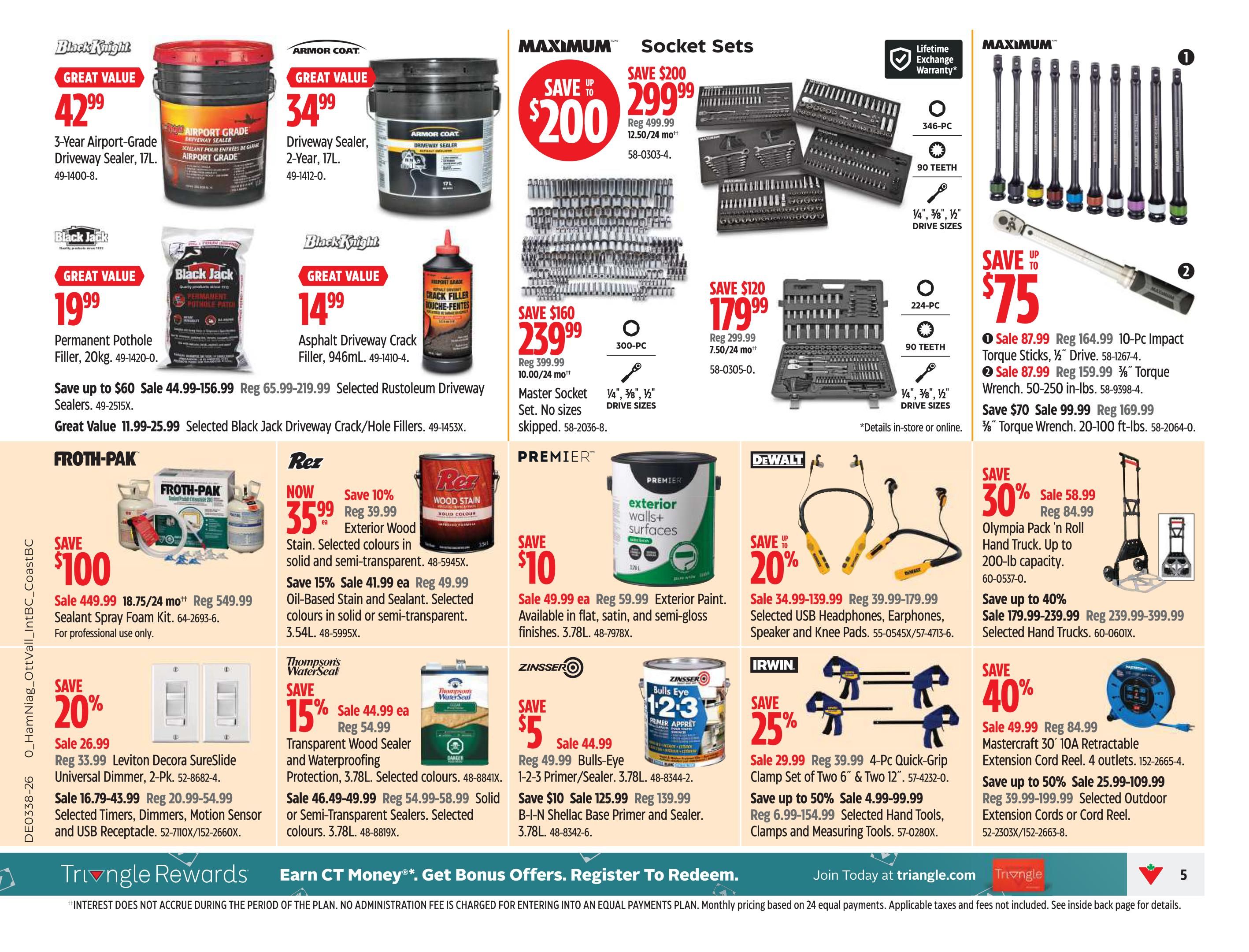 Canadian Tire (West) Flyer September 17 to 24
