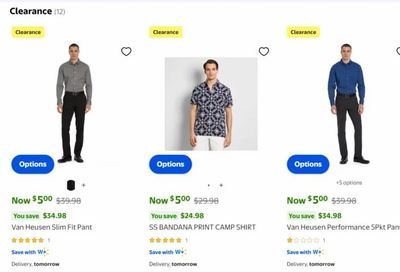Walmart: Van Heusen on Clearance for $5.00 (reg. $29.98 - $42.98) Pants, Sweaters and Shirts