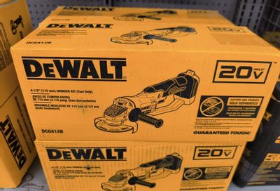 Home Depot: In-store **Clearance** DeWalt 20v 4 1/2 cut-off, tool only. $146 from $219