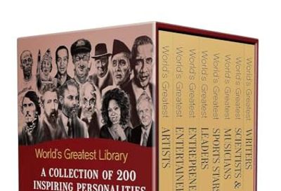 World's Greatest Library : A Collection of 200 Inspiring Personalities (Box Set of 8 Biographies)