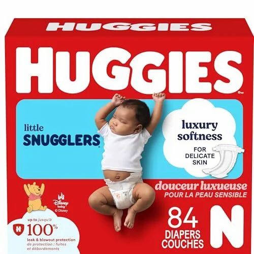 Amazon.ca: HUGGIES Little Snugglers Disposable Baby Diapers (N), 84ct, Giga Pack - $33.18 (after discounts) if you buy two Amazon.ca: HUGGIES Little Snugglers Disposable Baby Diapers (N), 84ct, Giga Pack - $33.18 (after discounts) if you buy two