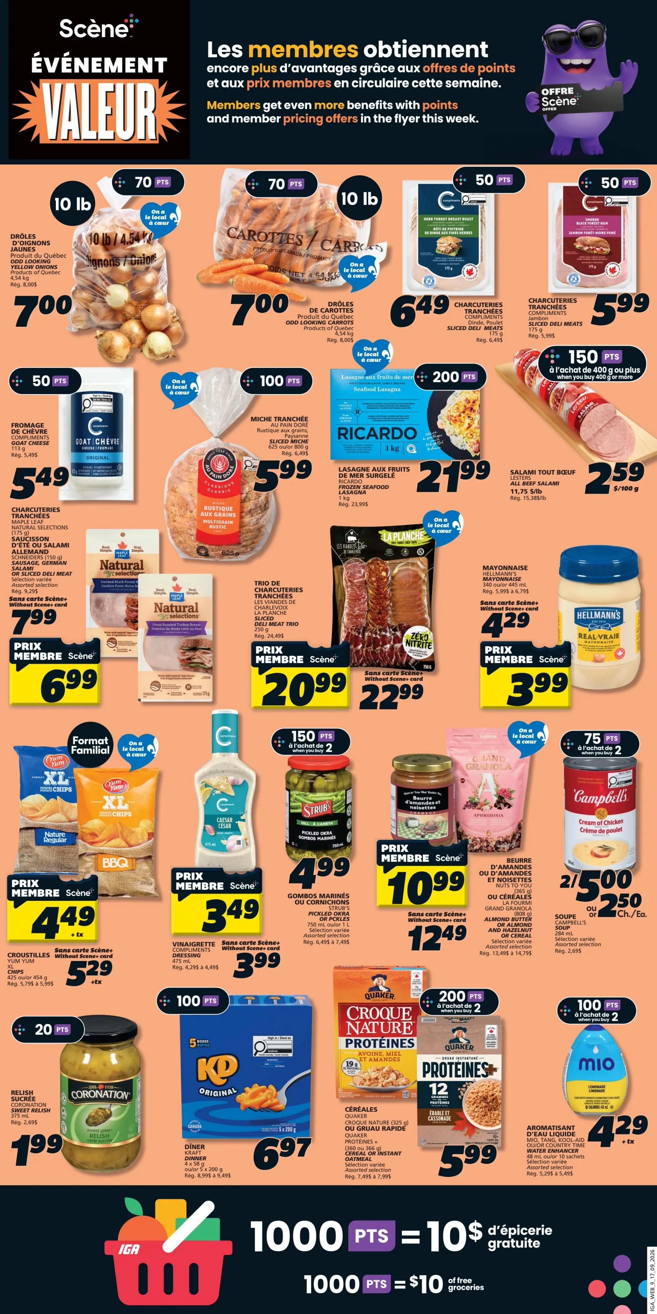 IGA (QC) Flyer September 17 to 23