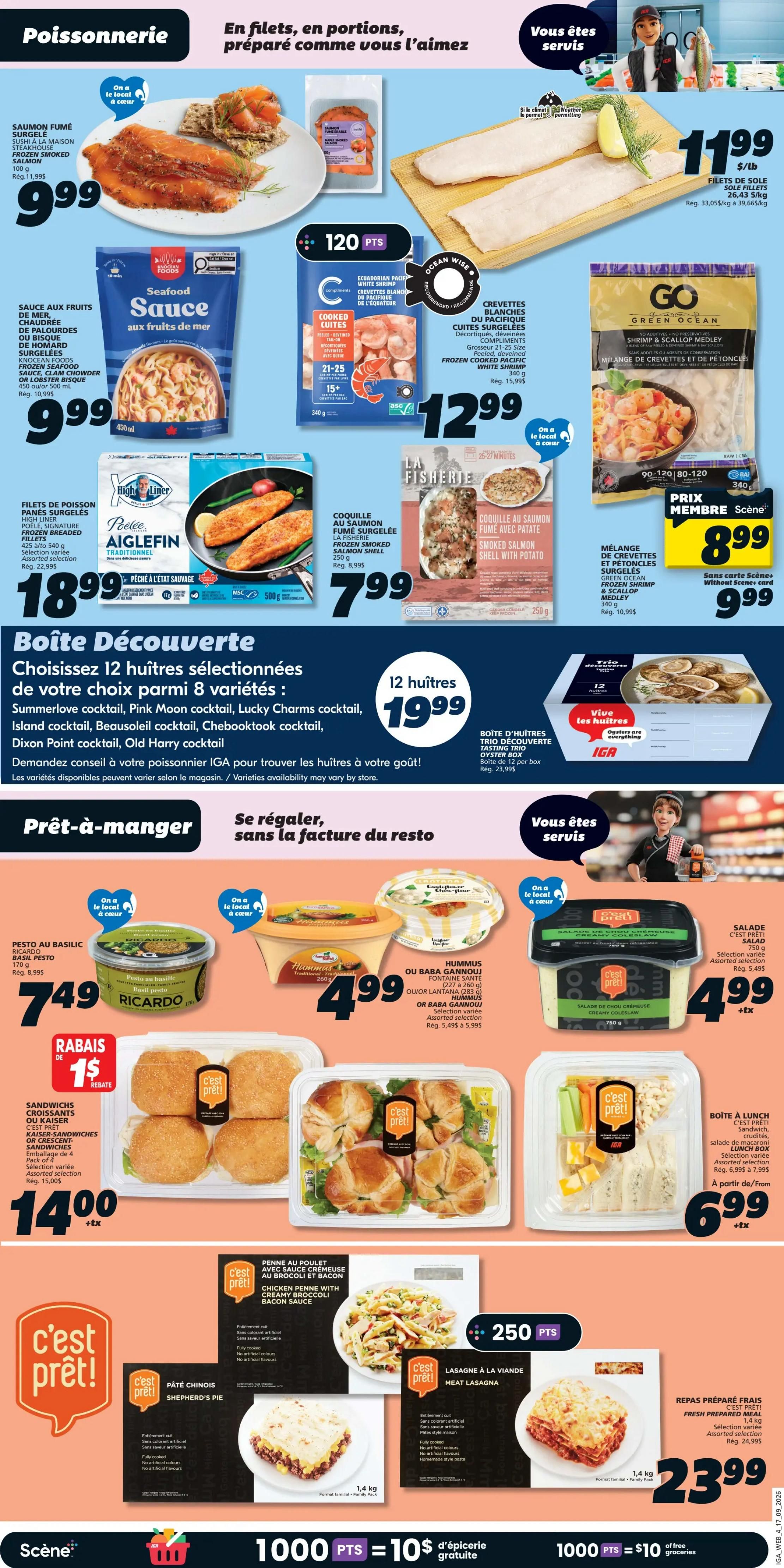IGA (QC) Flyer September 17 to 23