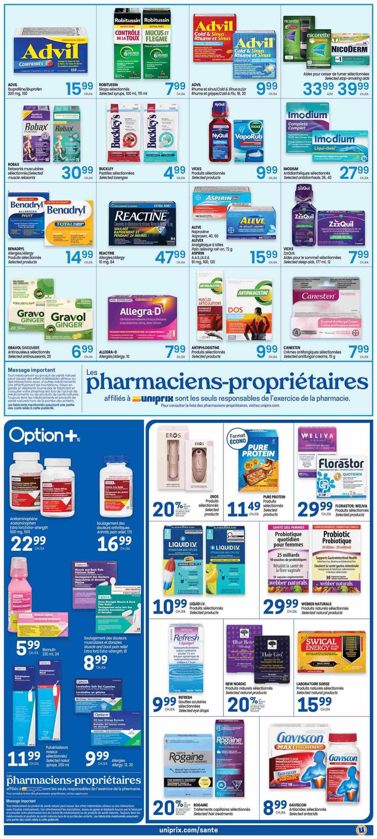 Uniprix Flyer September 17 to 23