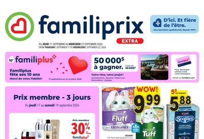 Familiprix Extra Flyer September 17 to 23