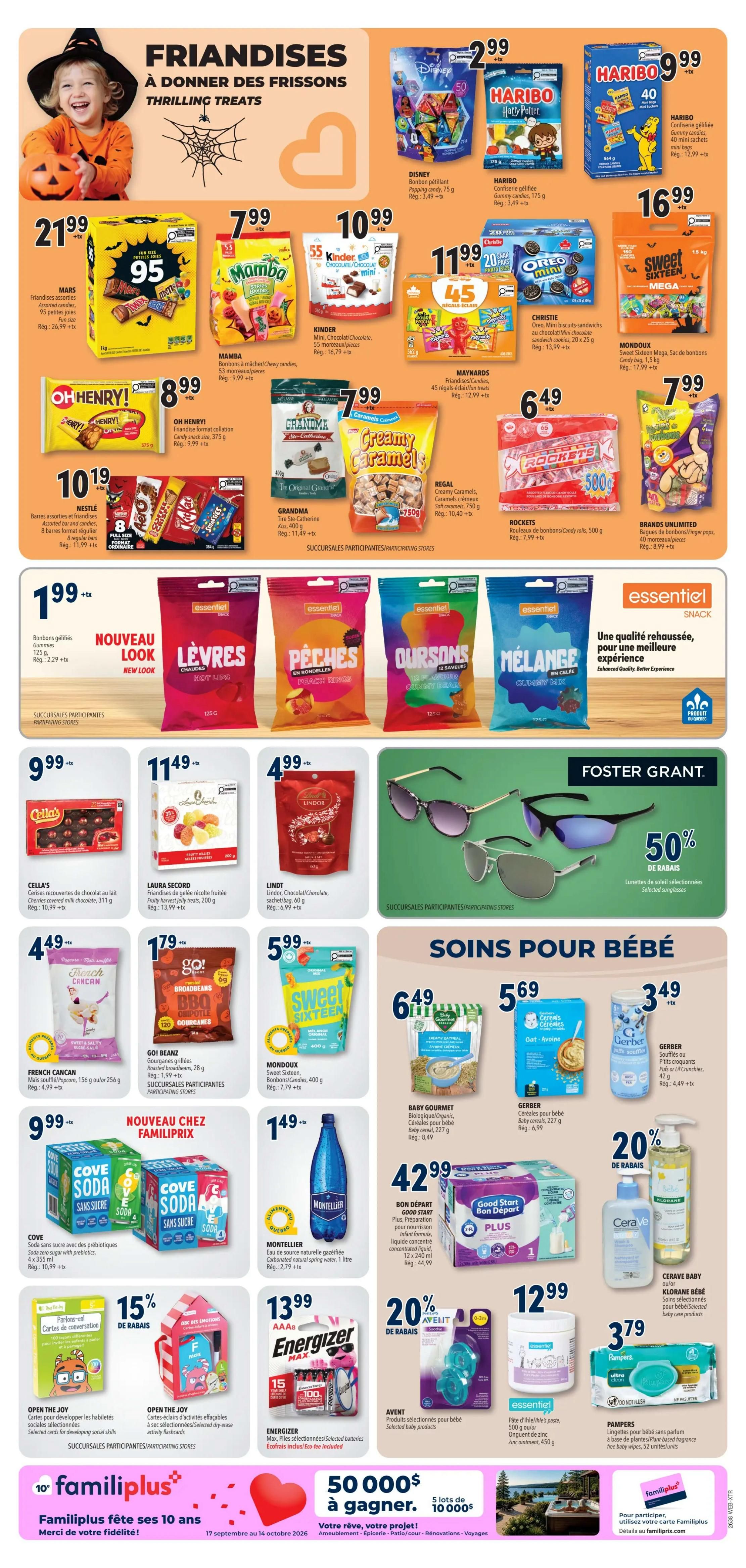 Familiprix Extra Flyer September 17 to 23