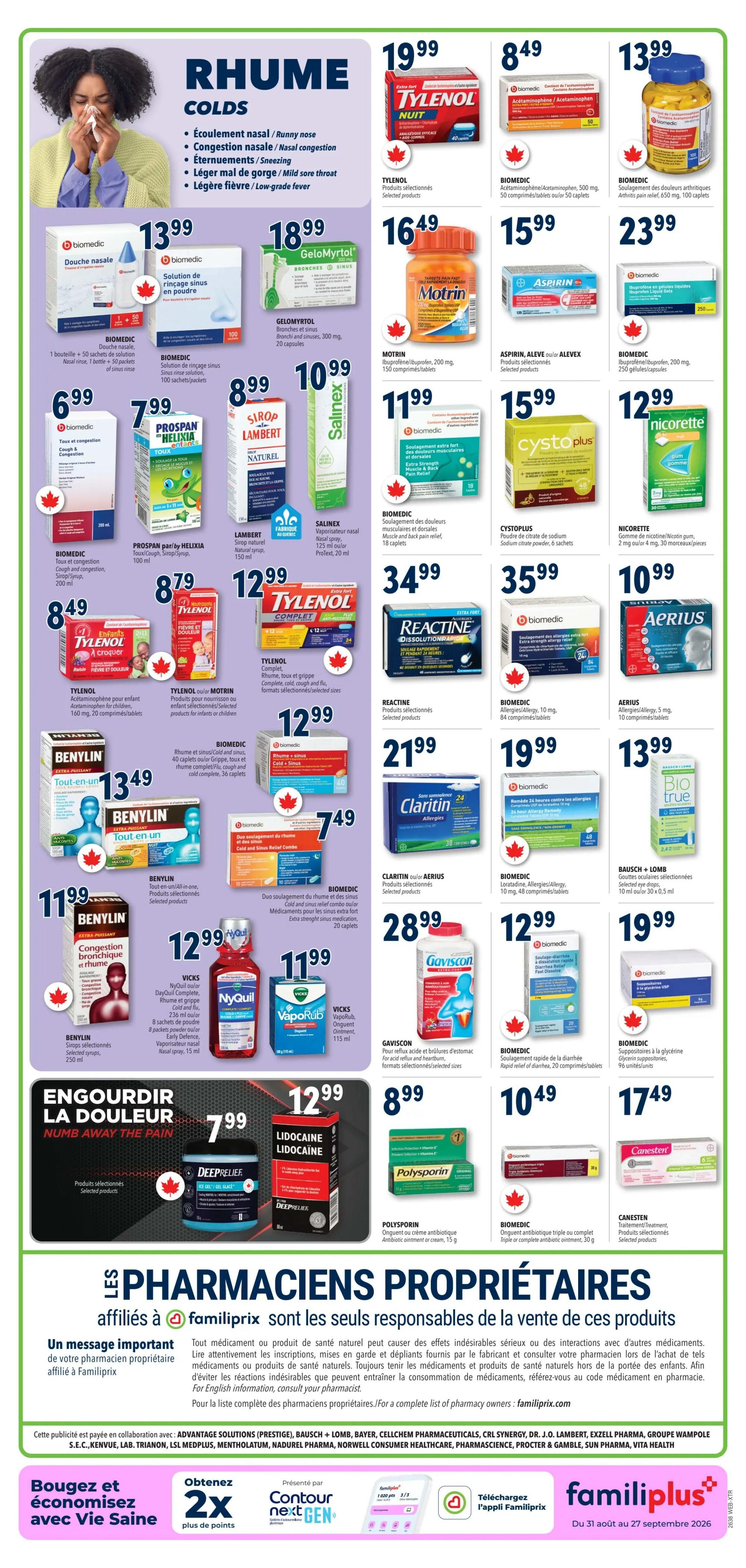 Familiprix Extra Flyer September 17 to 23