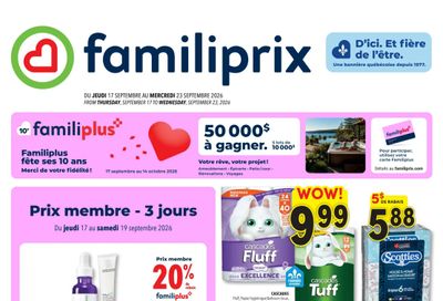 Familiprix Flyer September 17 to 23