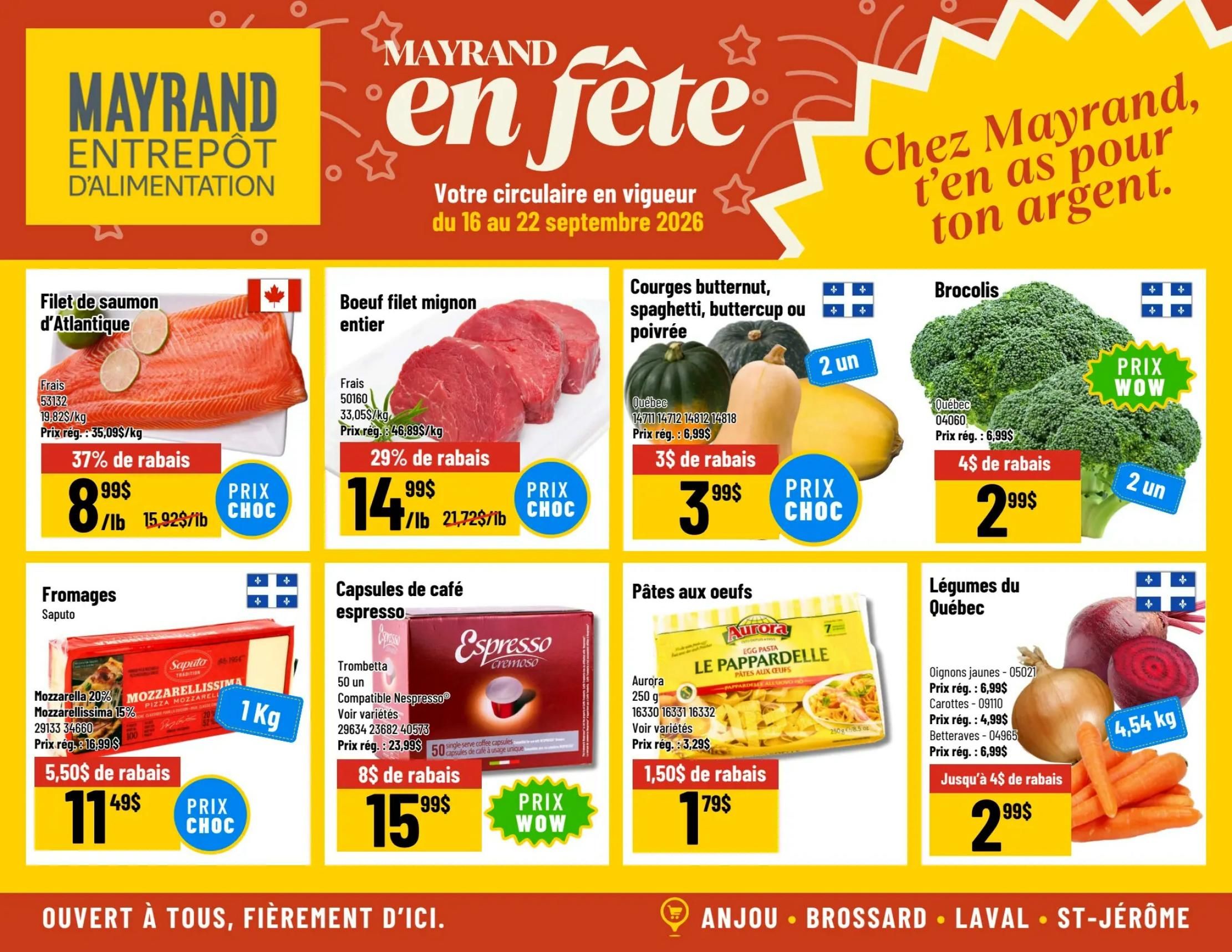Mayrand Flyer September 16 to 22