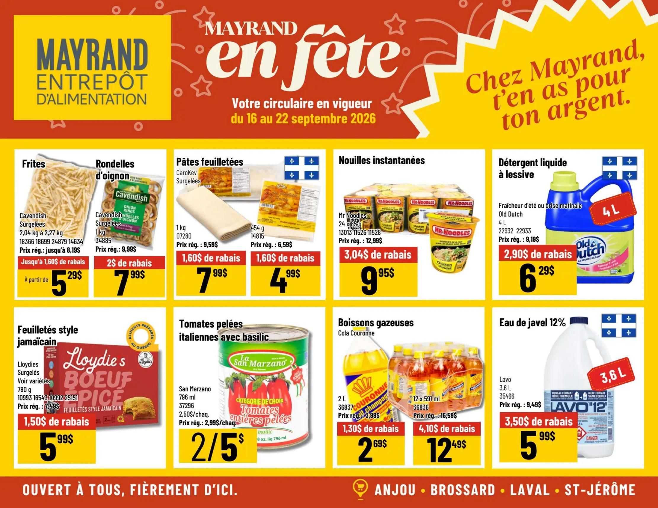 Mayrand Flyer September 16 to 22