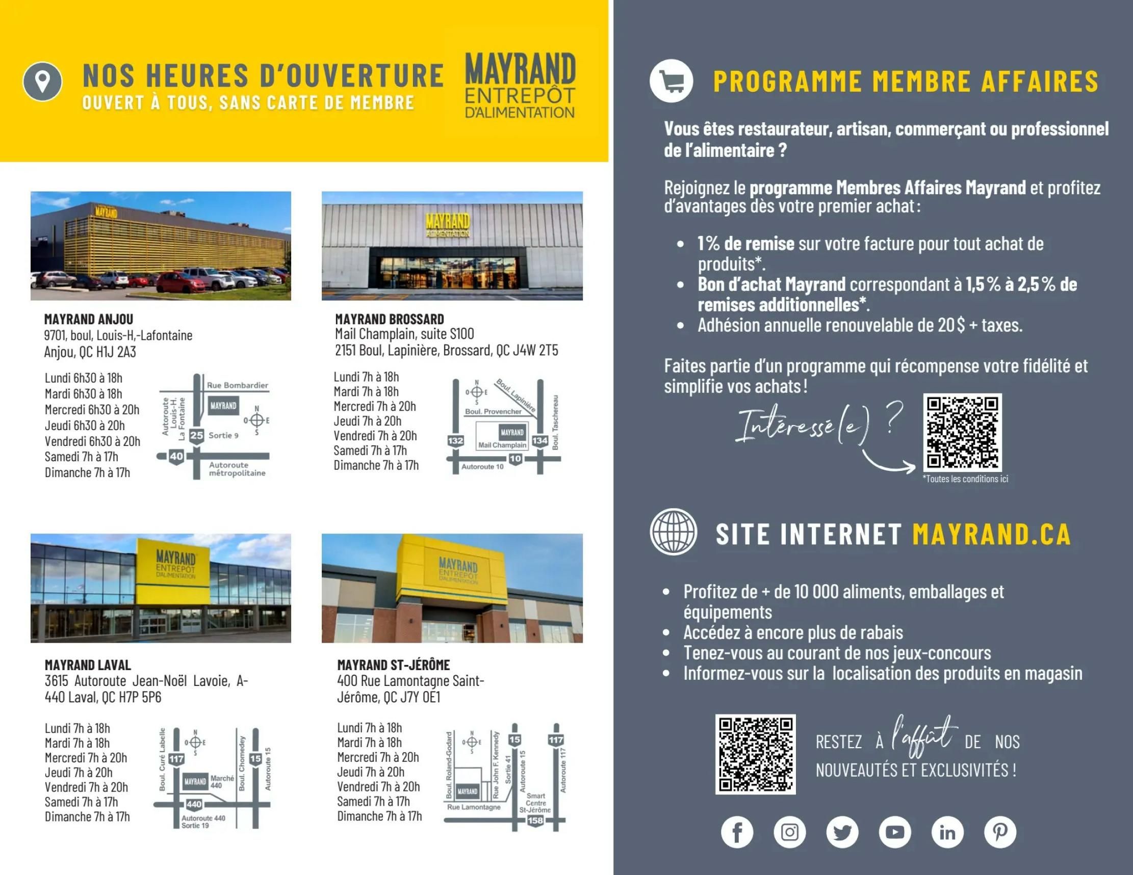 Mayrand Flyer September 16 to 22