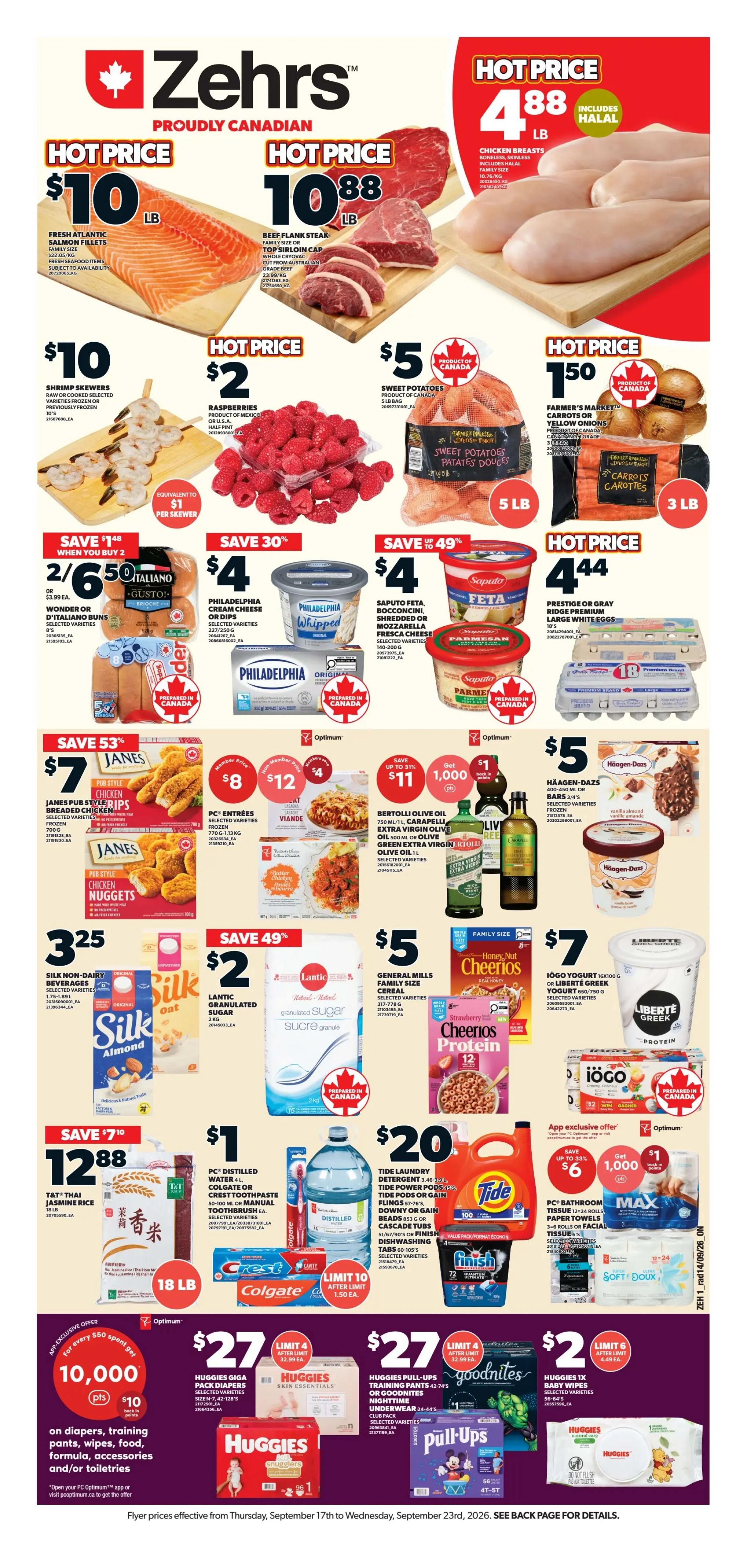 Zehrs Flyer September 17 to 23