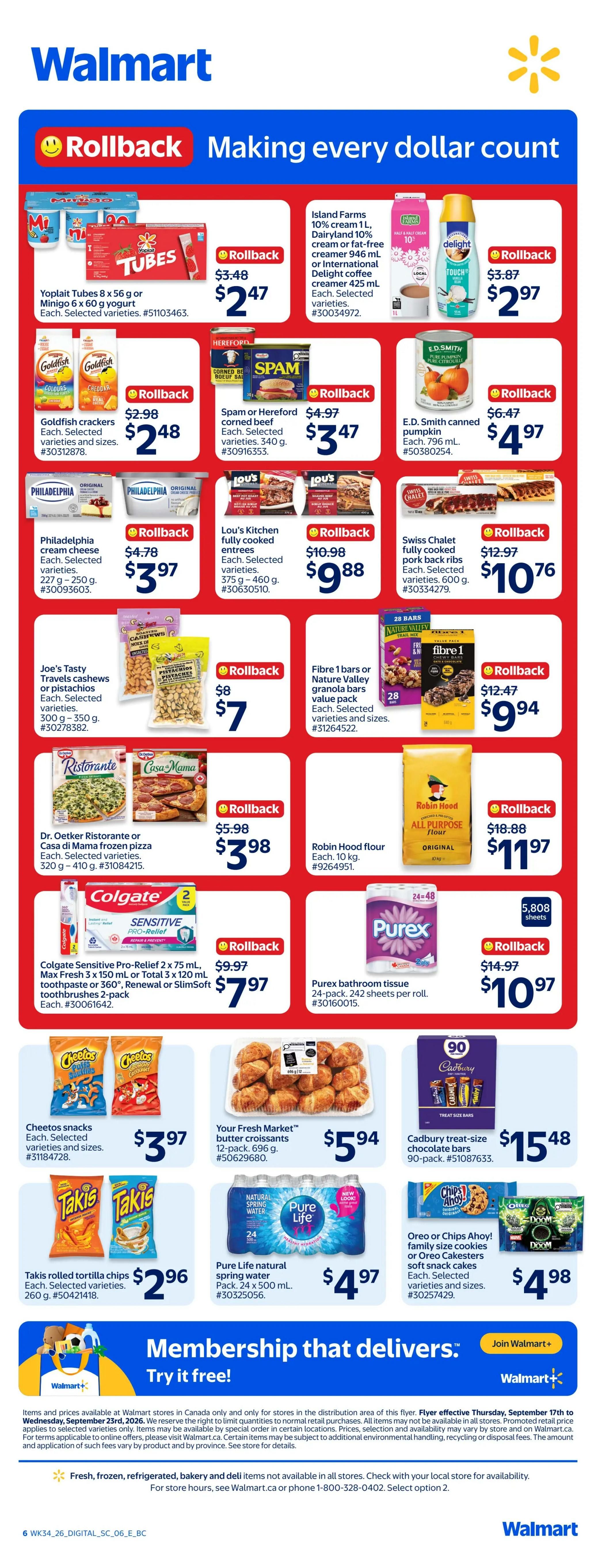 Walmart (West) Flyer September 17 to 23