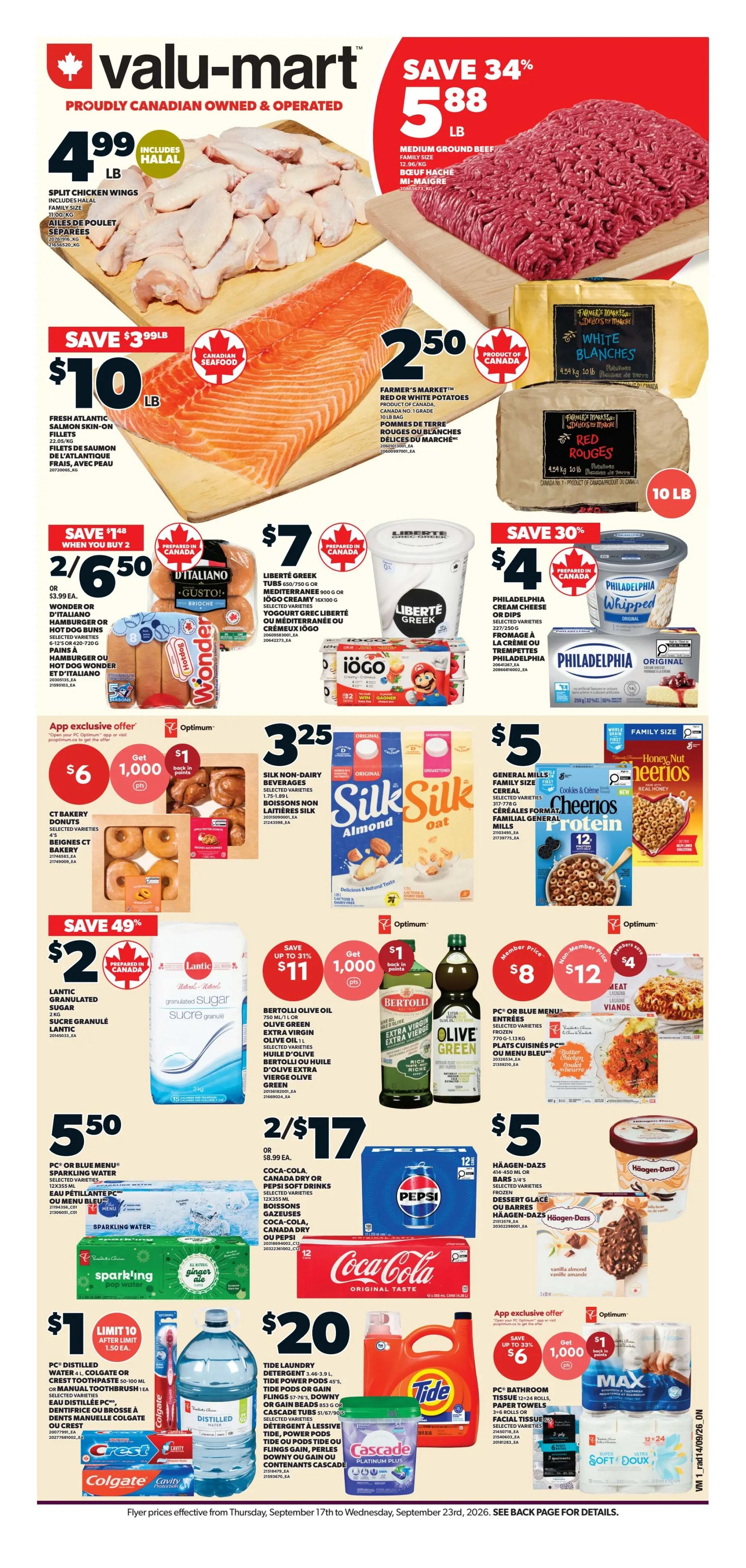 Valu-mart Flyer September 17 to 23