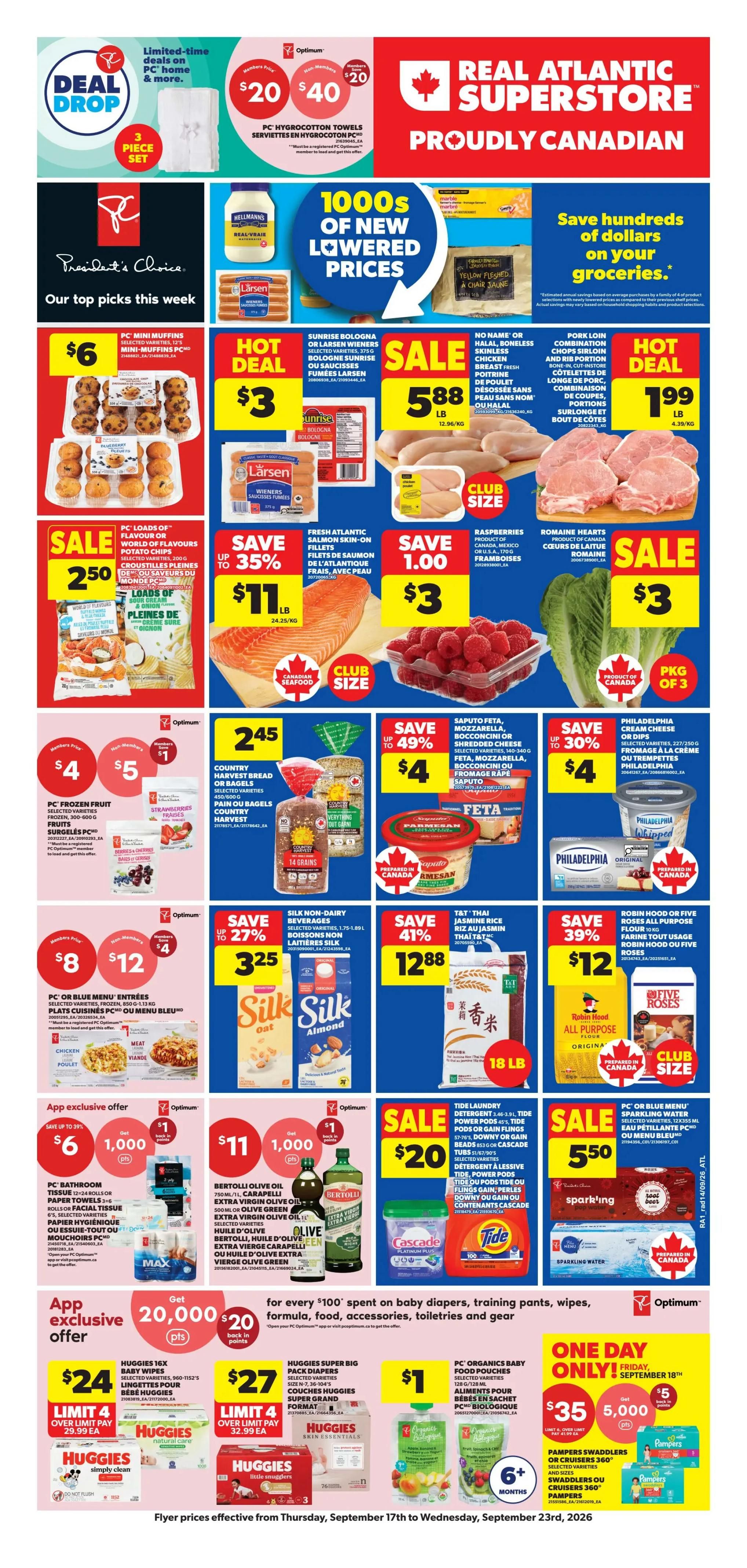 Real Atlantic Superstore Flyer September 17 to 23