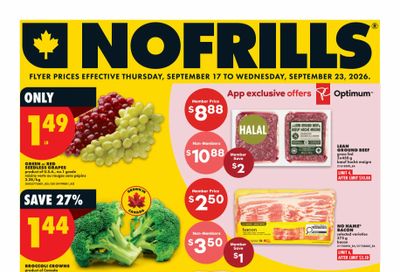 No Frills (ON) Flyer September 17 to 23