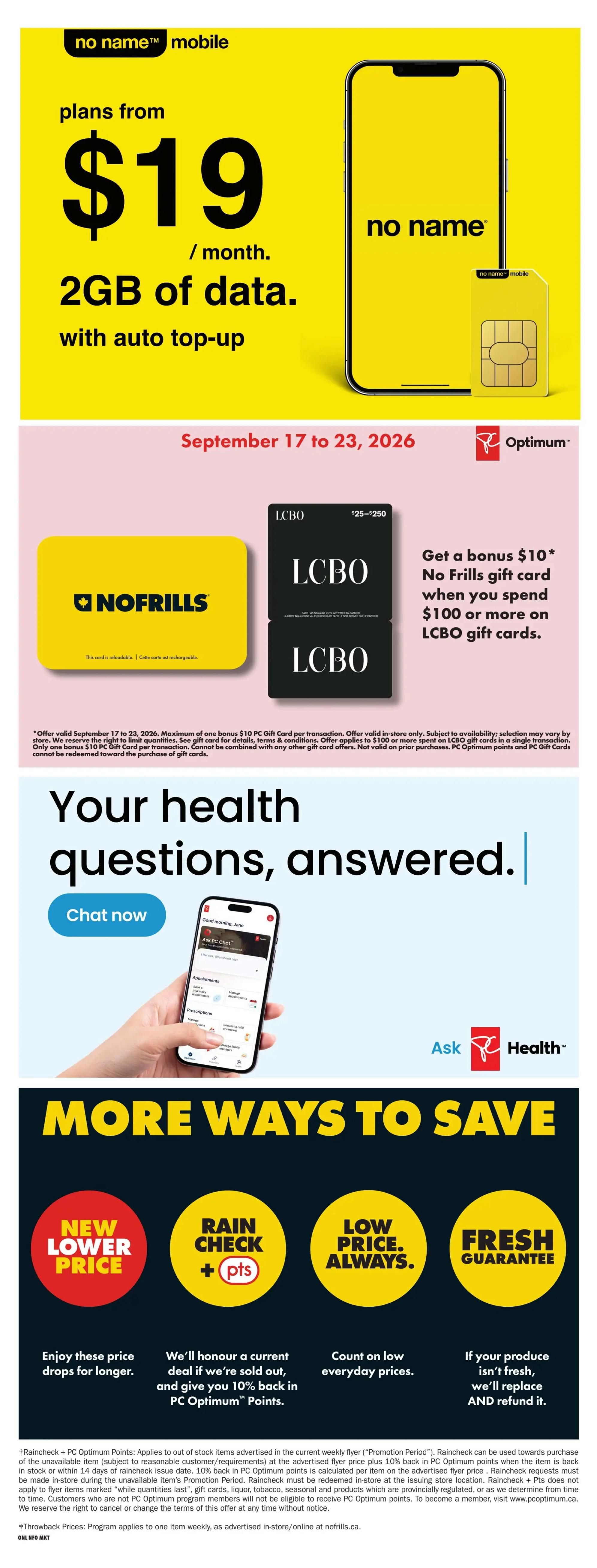 No Frills (ON) Flyer September 17 to 23