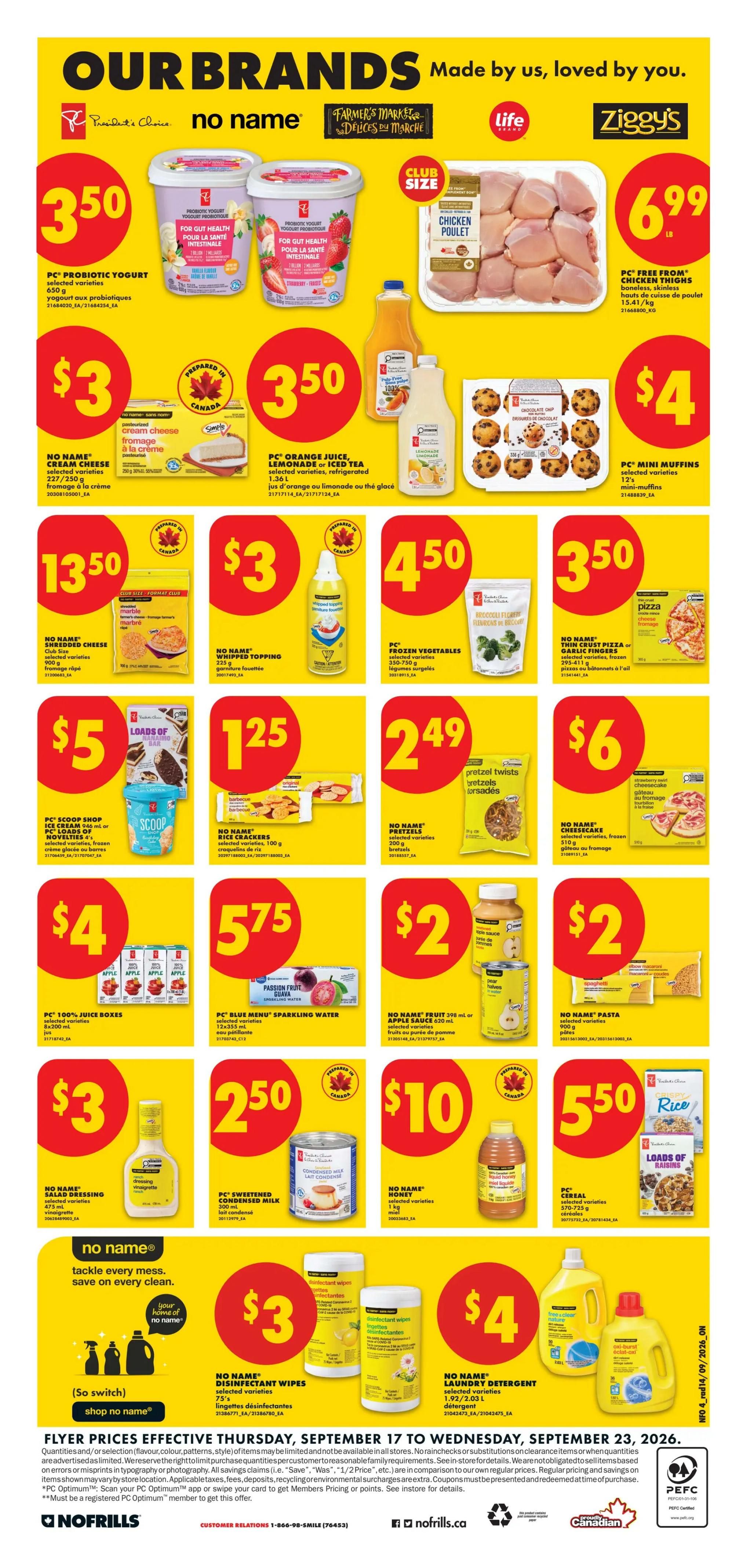 No Frills (ON) Flyer September 17 to 23
