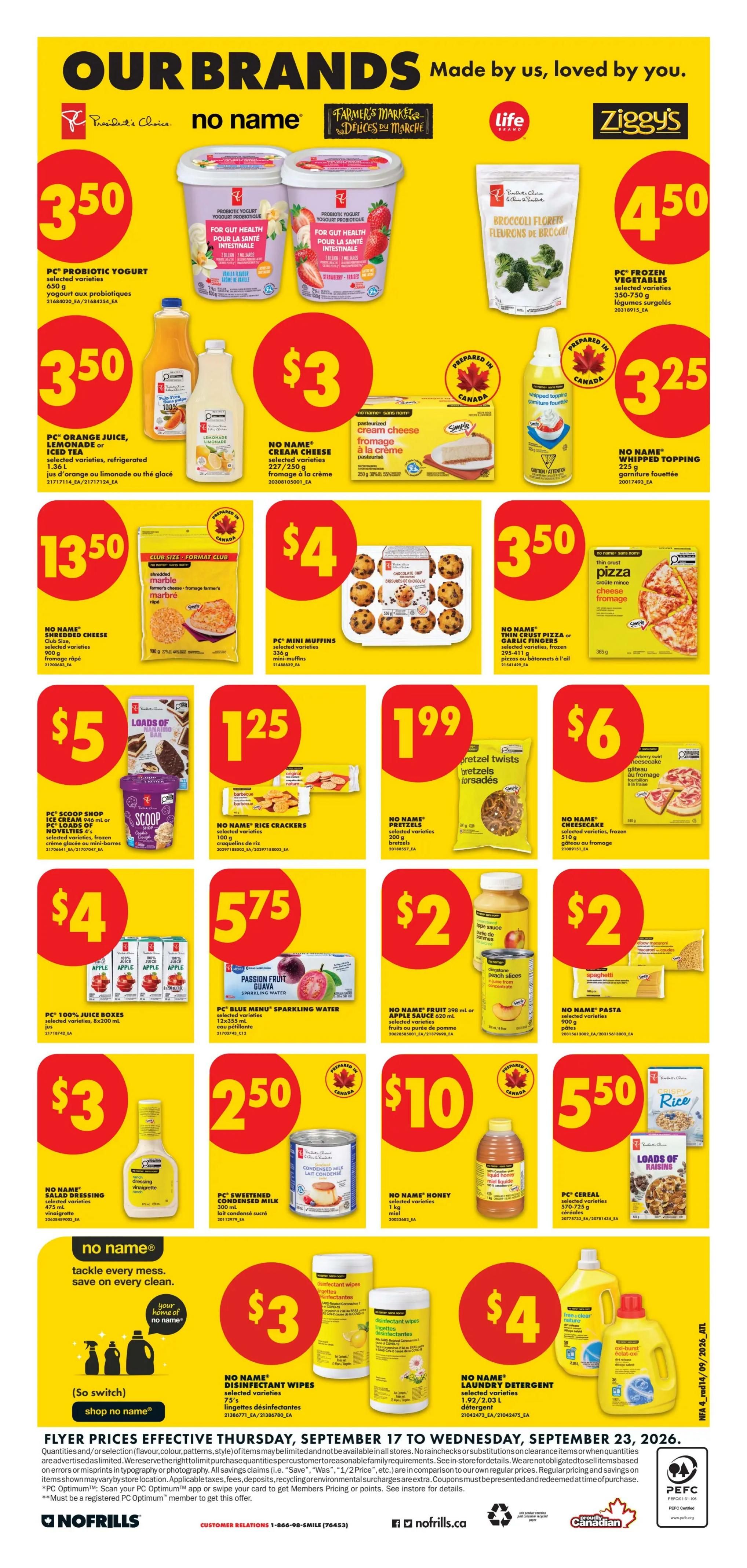 No Frills (Atlantic) Flyer September 17 to 23
