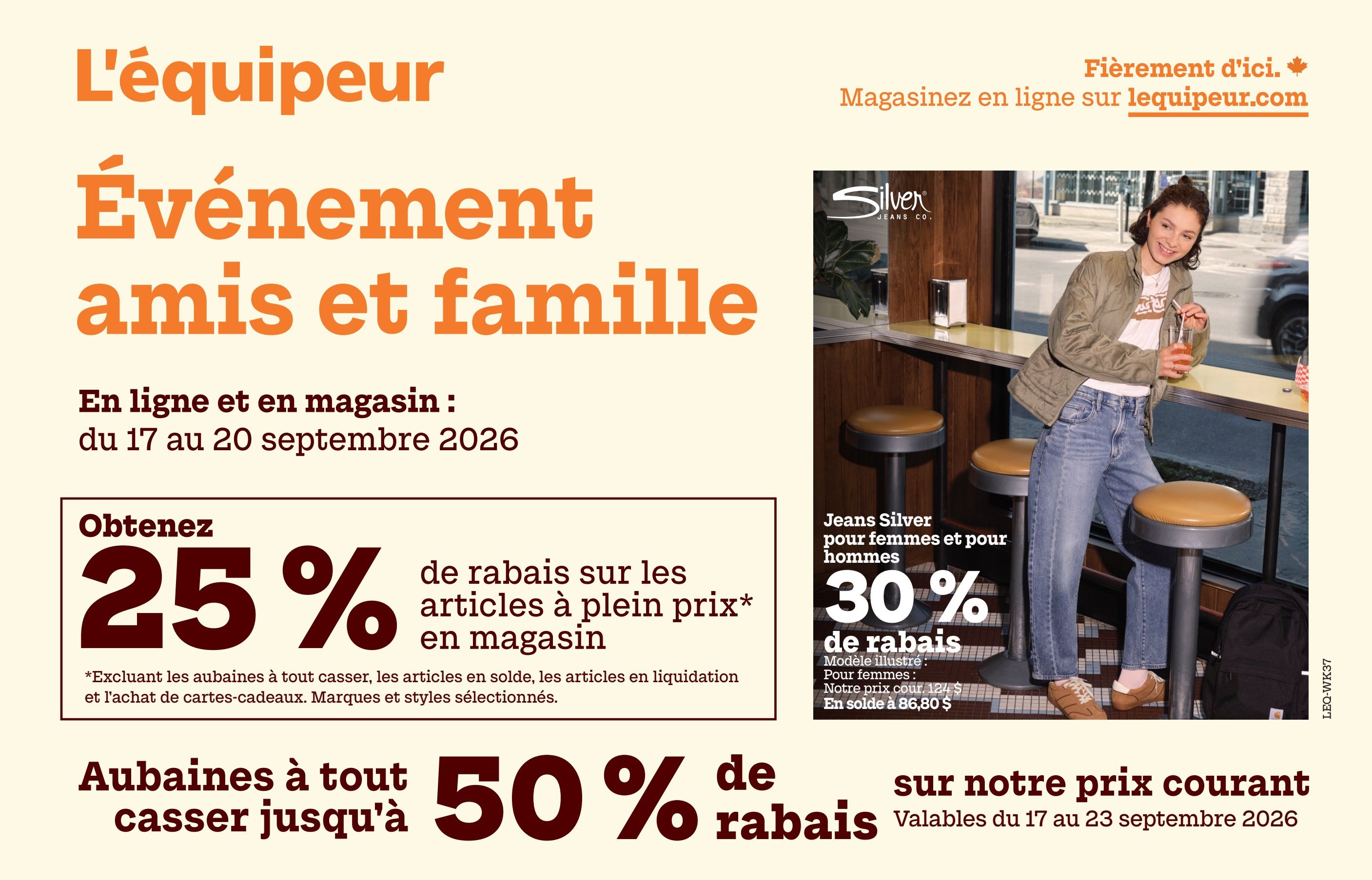 L'Équipeur Flyer September 17 to 23