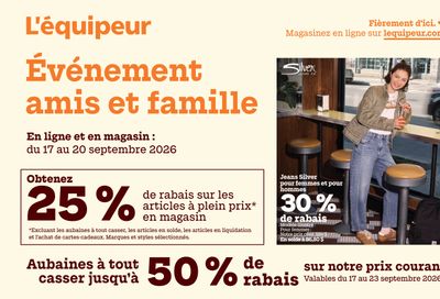 L'Équipeur Flyer September 17 to 23