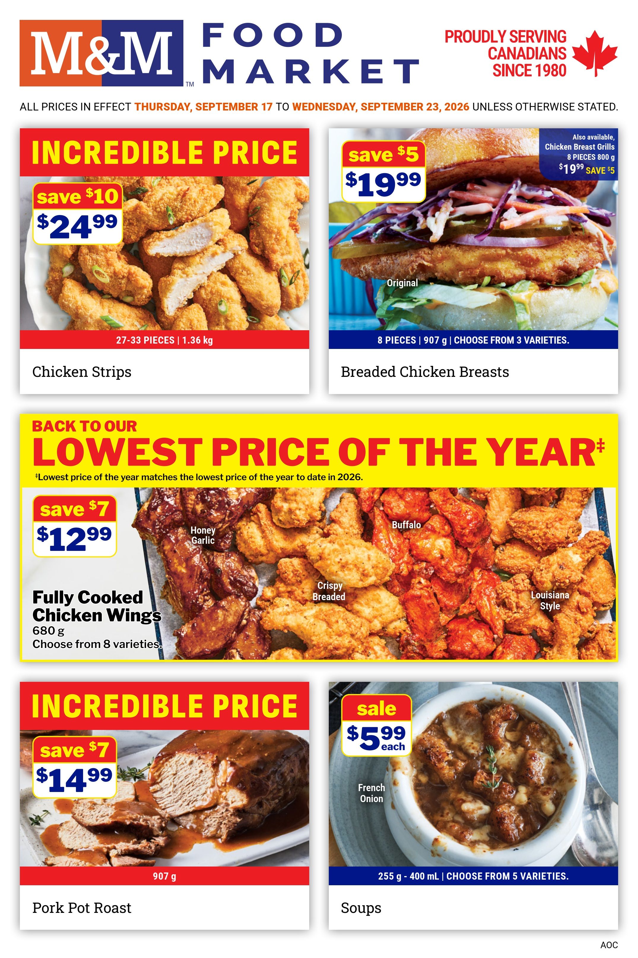 M&M Food Market (Atlantic, ON & West) Flyer September 17 to 23