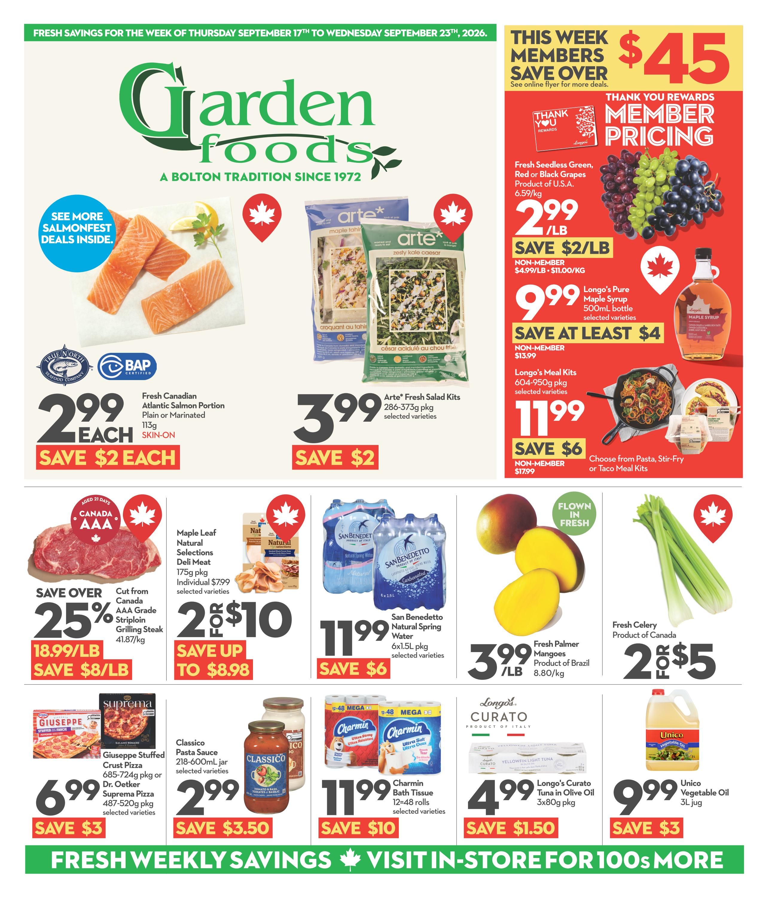 Garden Foods Flyer September 17 to 23