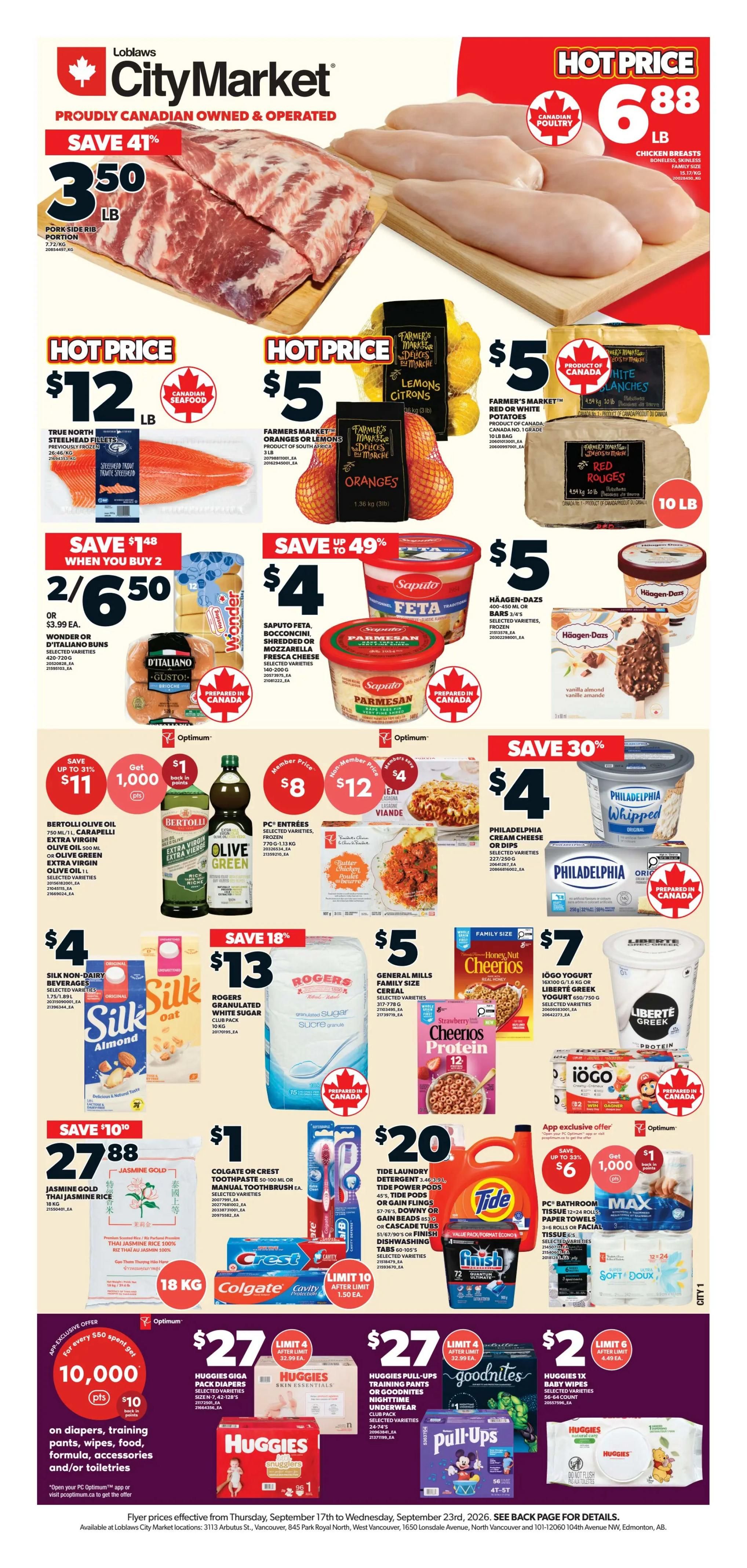 Loblaws City Market (West) Flyer September 17 to 23