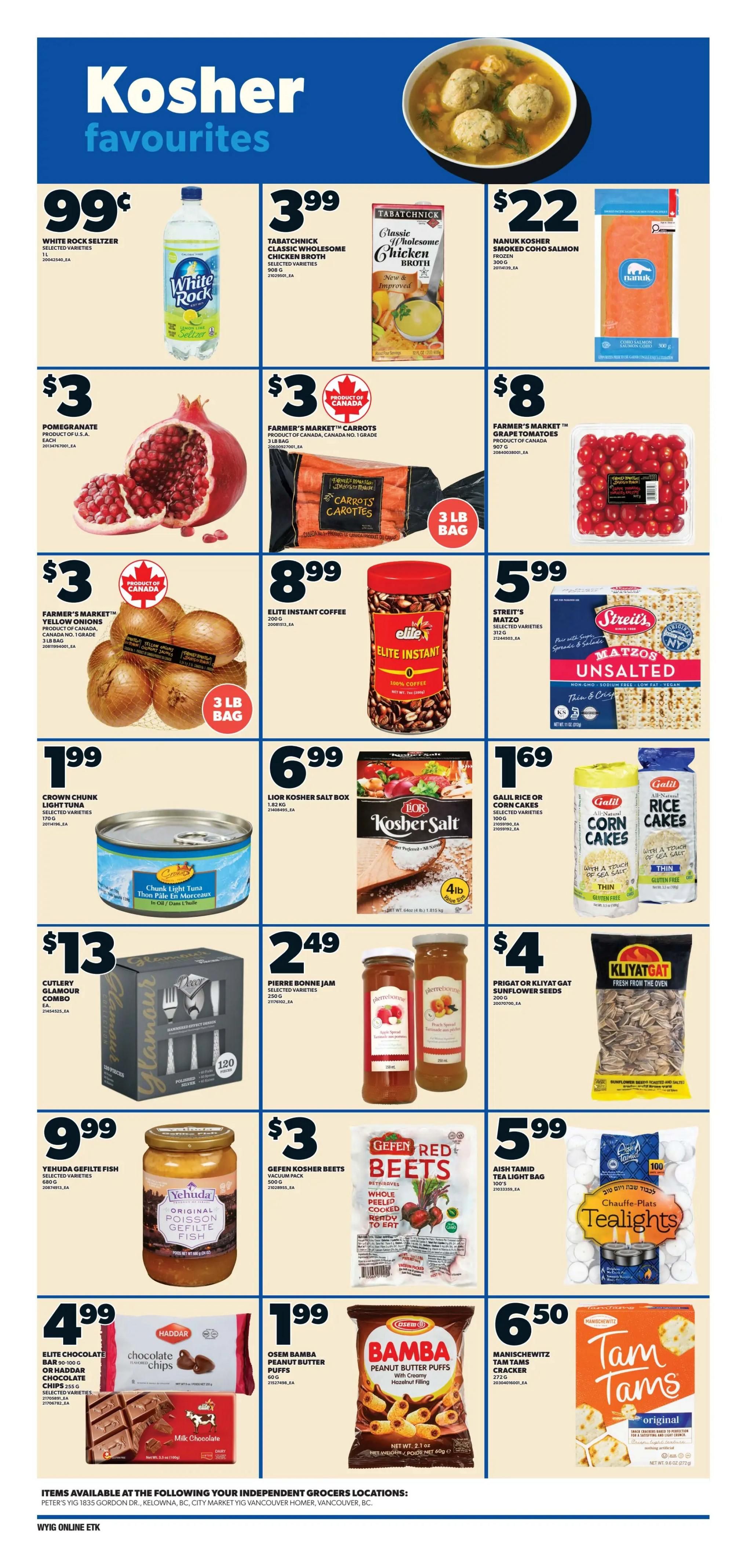 Independent Grocer (West) Flyer September 17 to 23