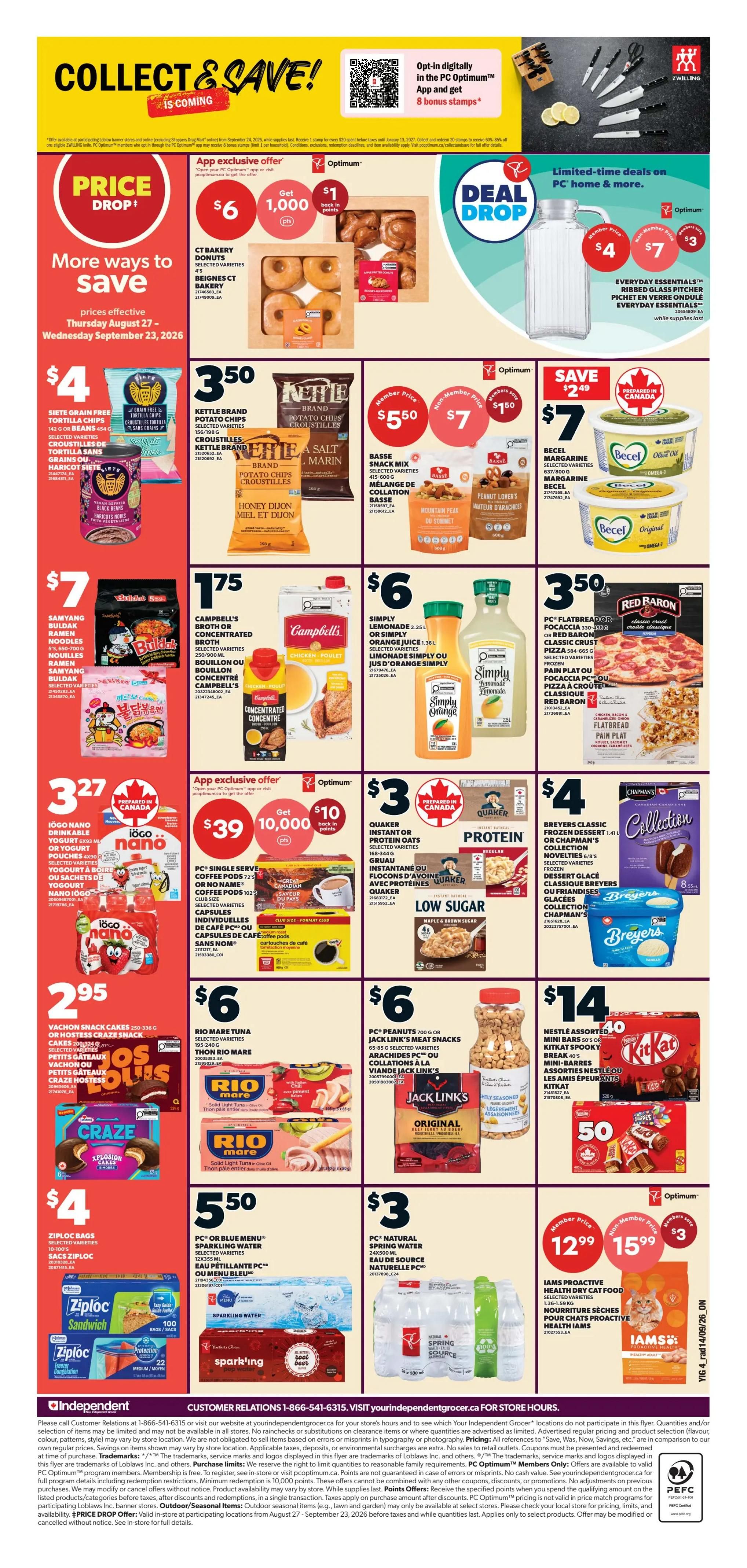 Independent Grocer (ON) Flyer September 17 to 23