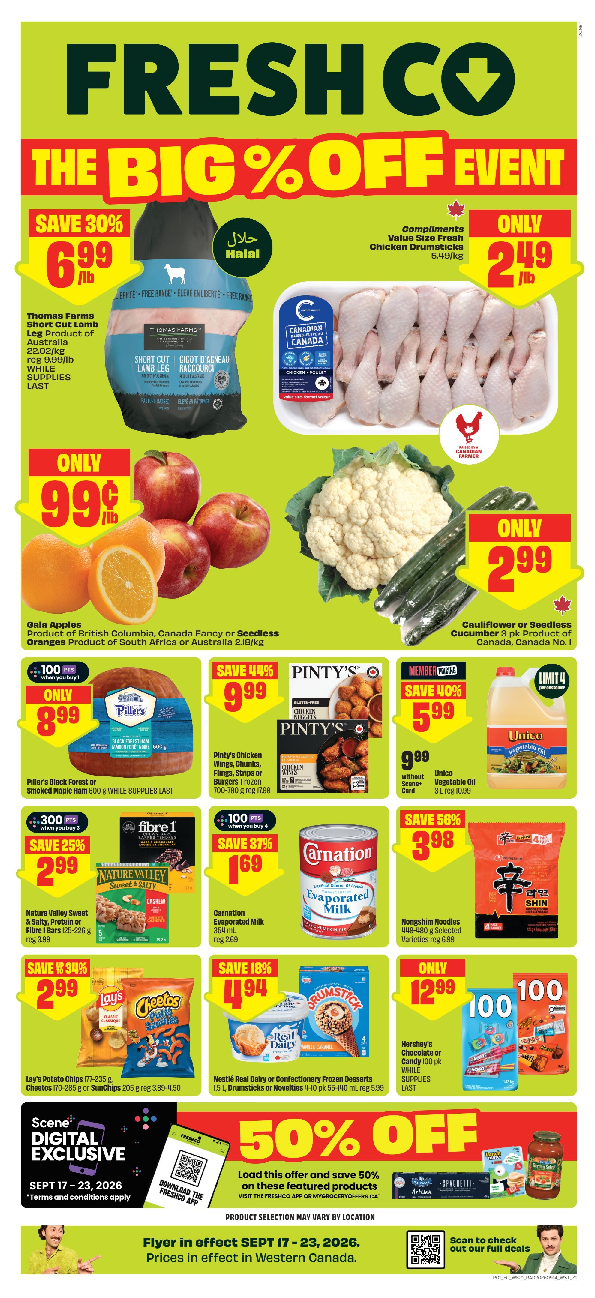 FreshCo (West) Flyer September 17 to 23