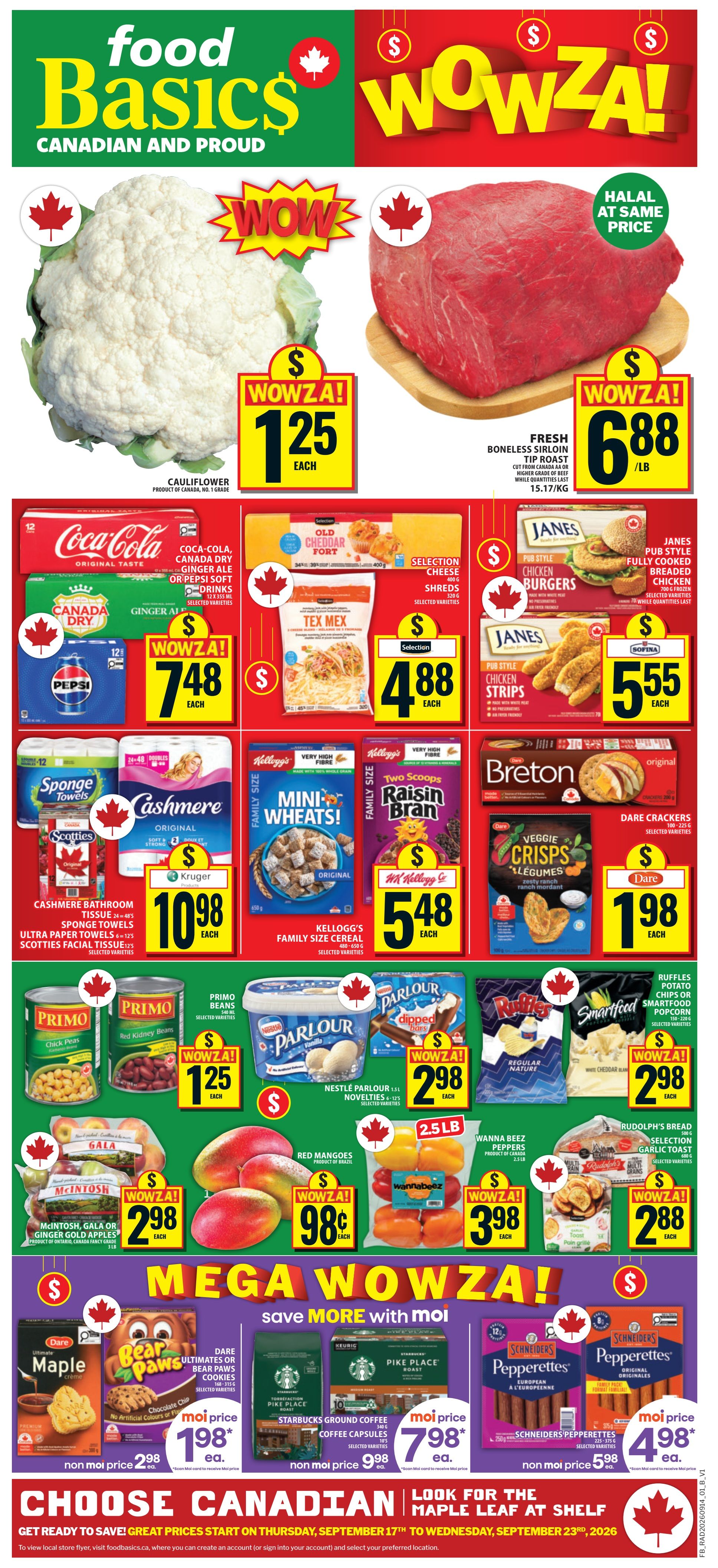 Food Basics Flyer September 17 to 23