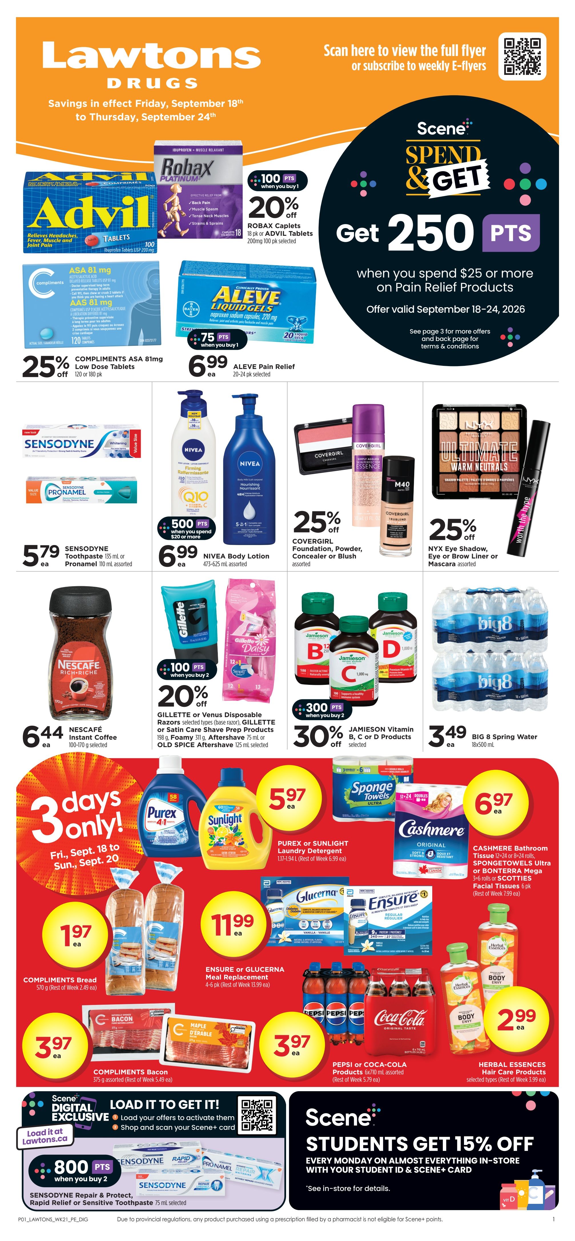 Lawtons Drugs (PE) Flyer September 18 to 24