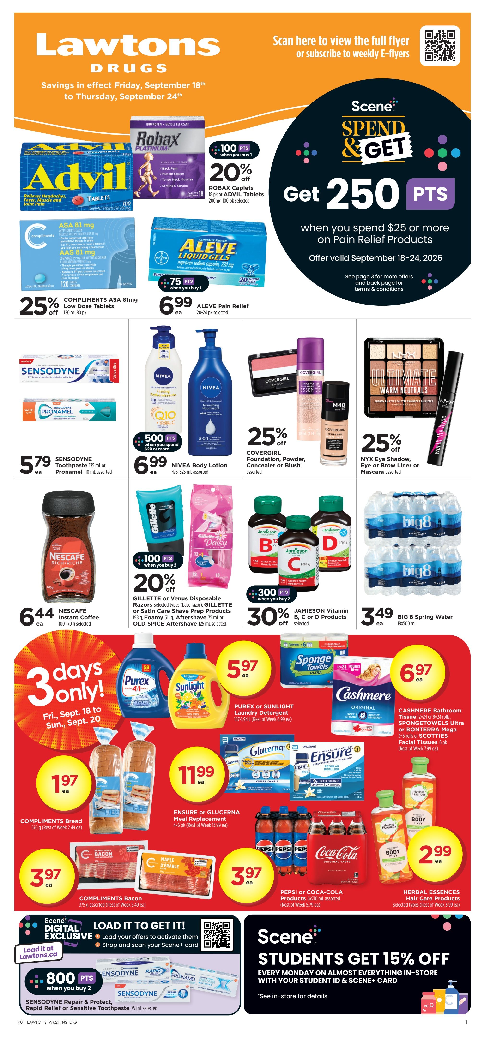 Lawtons Drugs (NS) Flyer September 18 to 24