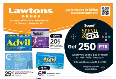 Lawtons Drugs (NS) Flyer September 18 to 24