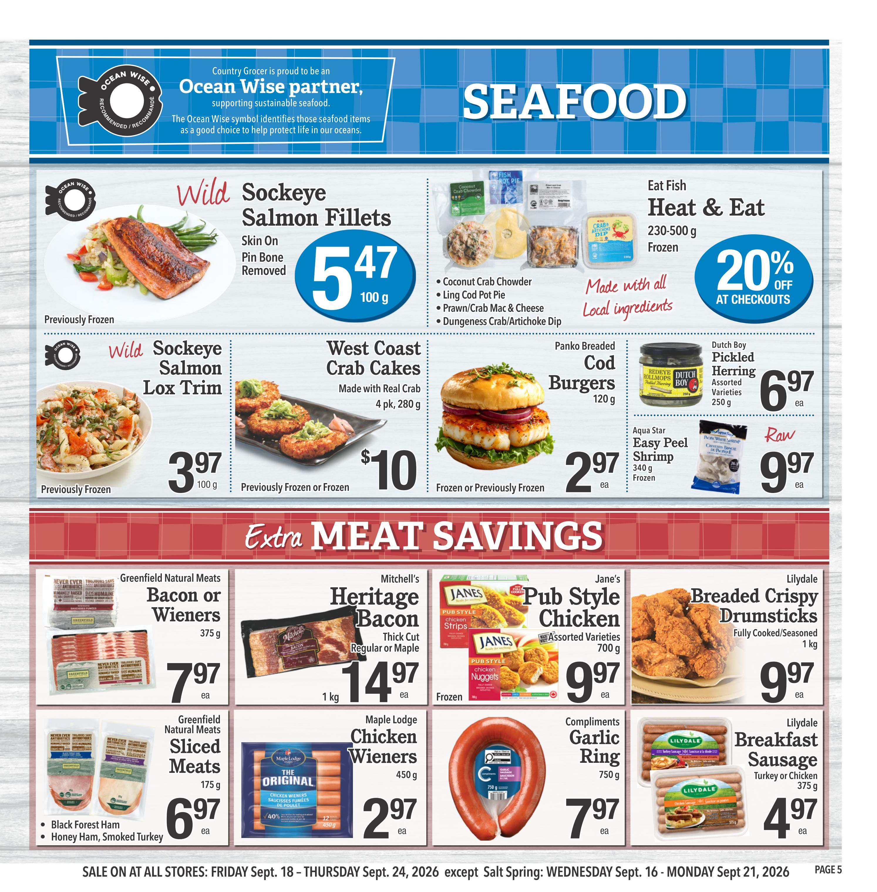 Country Grocer Flyer September 18 to 24