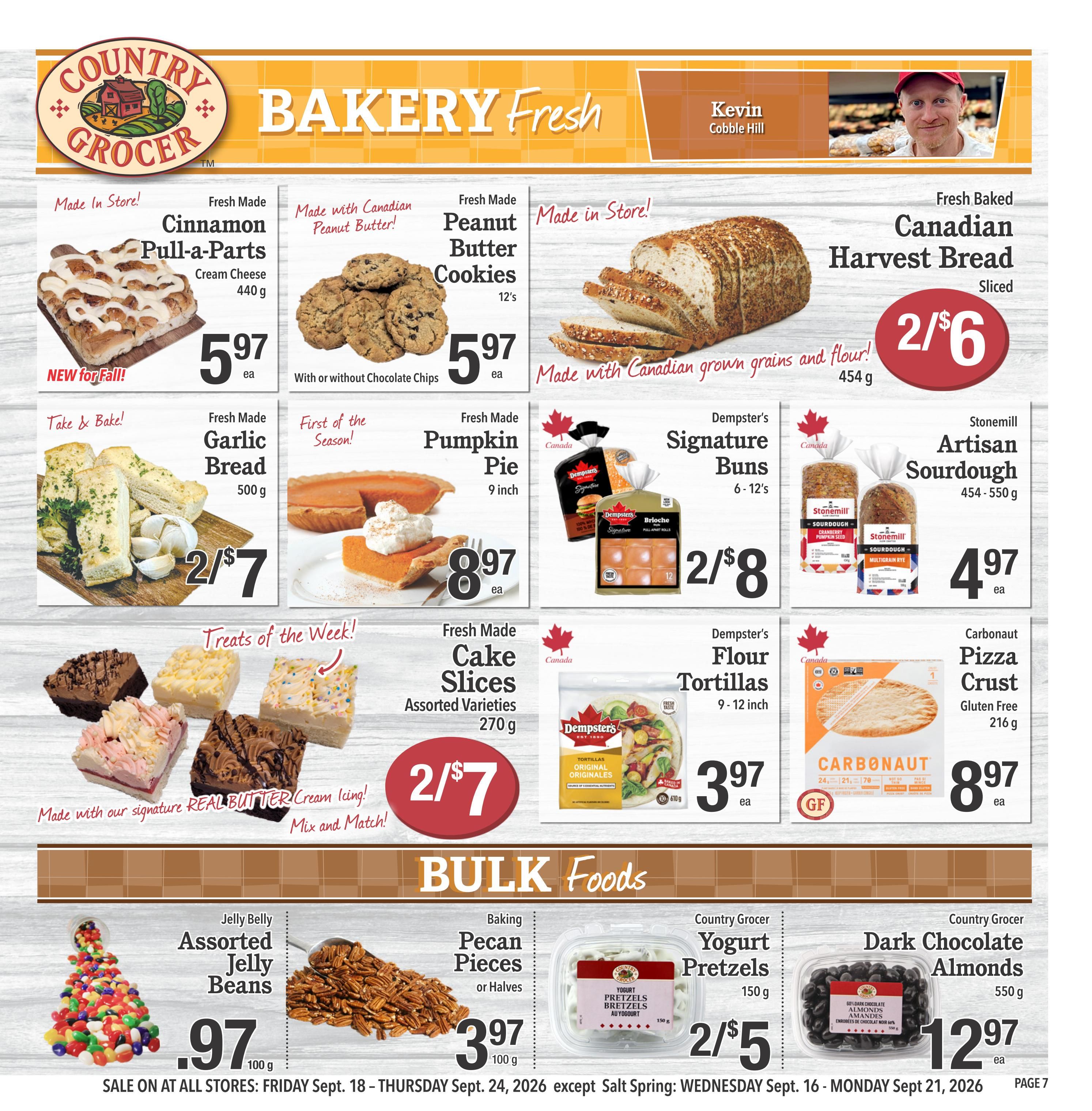 Country Grocer Flyer September 18 to 24