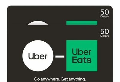 Costco: Uber Gift cards are back at Costco (2x$50 for $79.99)