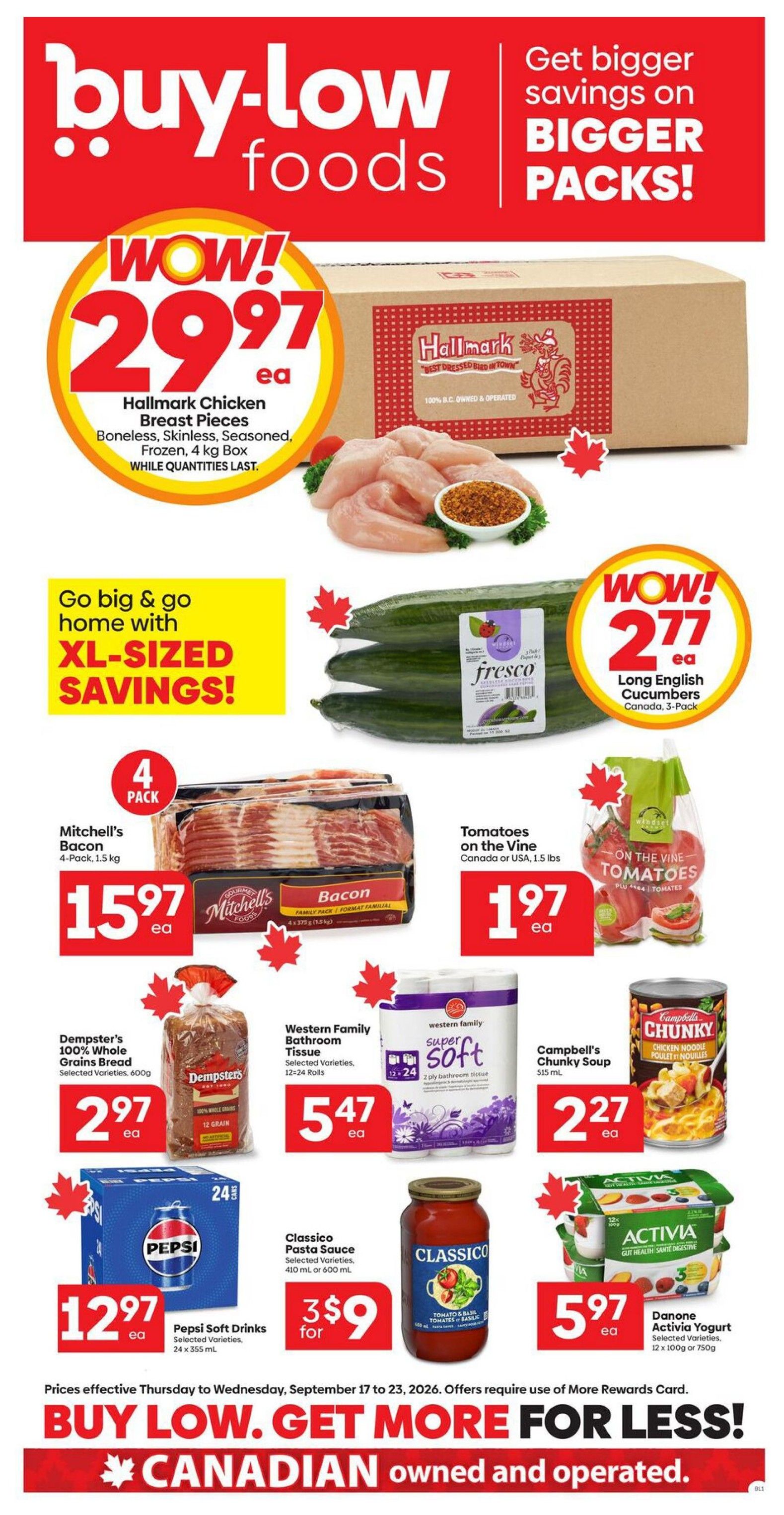 Buy-Low Foods Flyer September 17 to 23