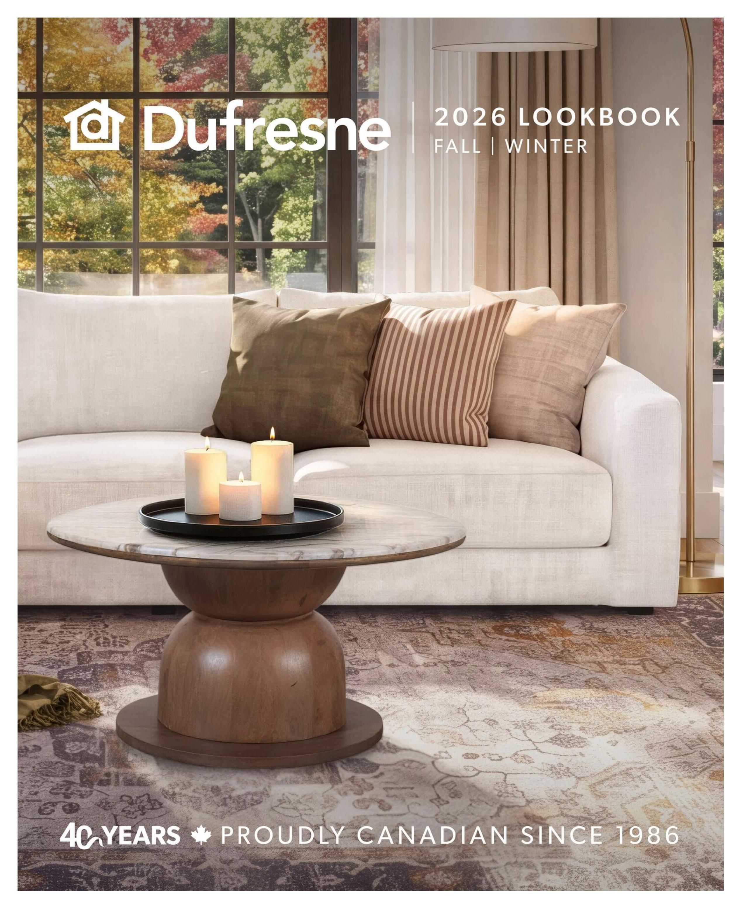 Dufresne Fall/Winter LookBook September 17 to October 15