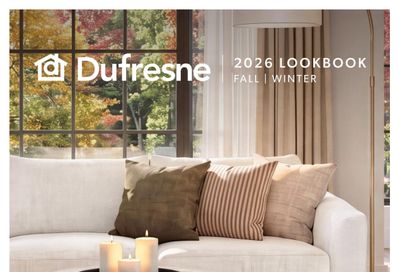 Dufresne Fall/Winter LookBook September 17 to October 15