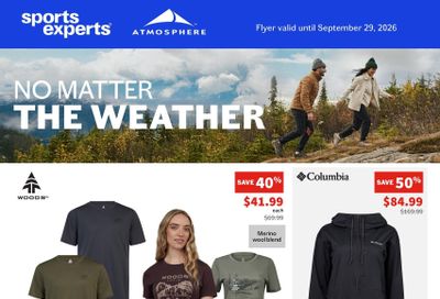 Sports Experts Flyer September 16 to 29